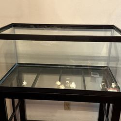40 Gallon Breeder Aquarium W/stand