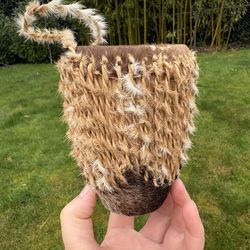 Small tribal rattle drum