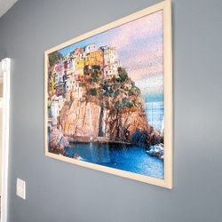 Puzzle Framing Colorful Cliff Hangers 
