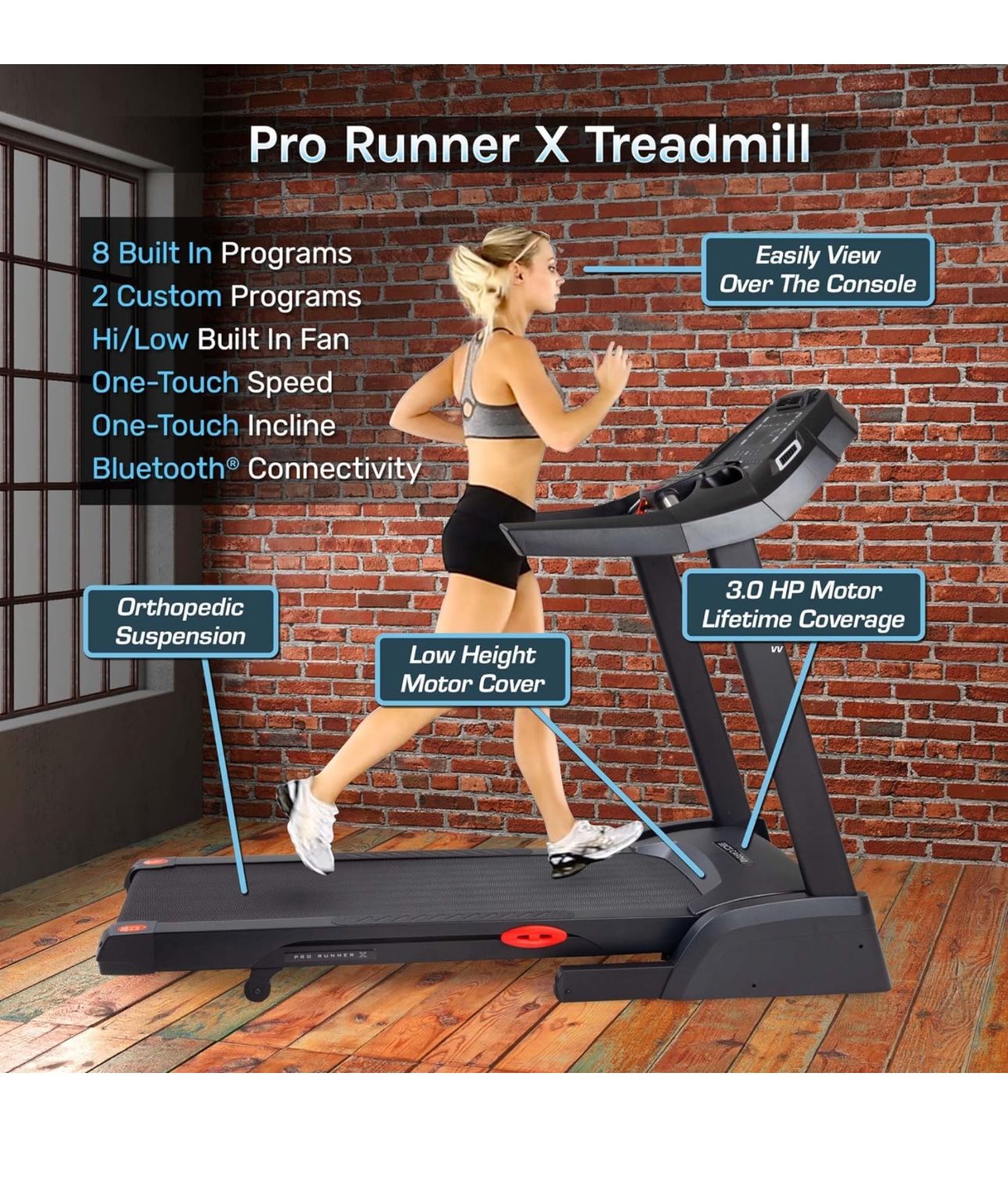 3G Cardio Pro Runner Treadmill