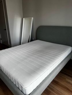 IKEA VALEVAG Queen Mattress – Like New – Less Than 1 Year Old