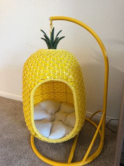 Pineapple hanging egg chair