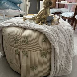 Ottoman Coffee Table And Throw Blanket MOVING!!