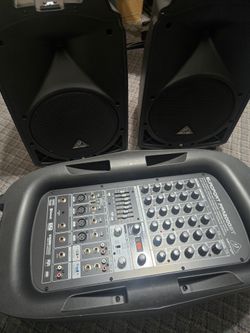 behringer europort ppa2000bt 8-Channel Portable PA System