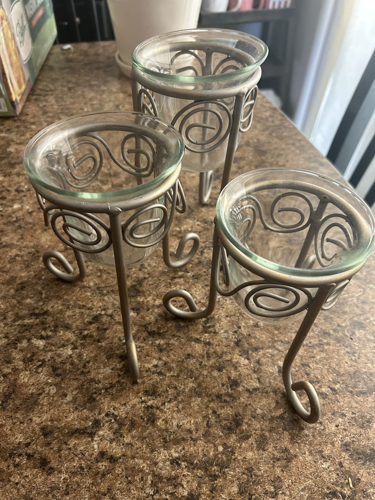 3 Candle Holder Used