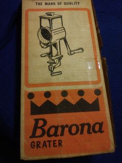 GRATER BARONA NO. 500 GRATER ~ IN ORIGINAL BOX ~ NEW ~ NEVER USED