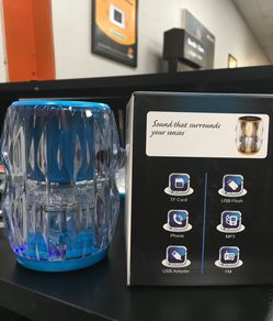Light Up Bluetooth Speaker $40.00