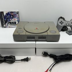 Sony PlayStation 1 PS1 Console With Game