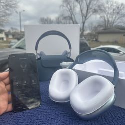 Apple AirPods Max Wireless Headset Sky Blue Brand New