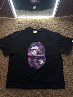 BAPE Purple Camo Ape Head T-Shirt