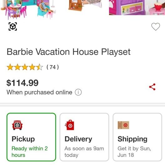 Barbie Vacation House Playset