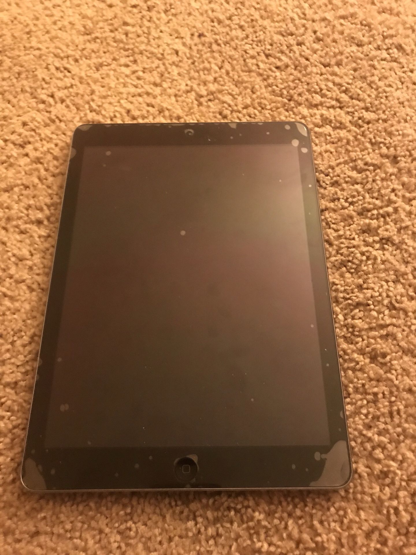 iPad Air gray 16GB case and screenprotectors