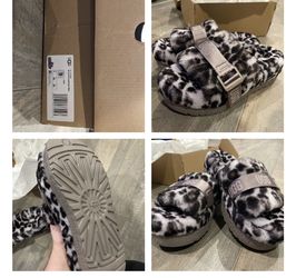Womens Ugg Fluffita Panther Print