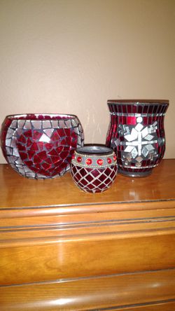 3 Candle Holders