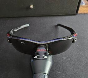 Oakley Fast Jacket XL sunglasses in Plaid, Extra Lens Bundle