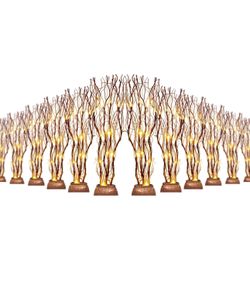 Set Of 20! LIGHTSHARE Lighted Natural Branch 