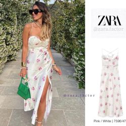 Zara White Dress 