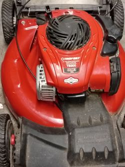 Troy built self propelled mower