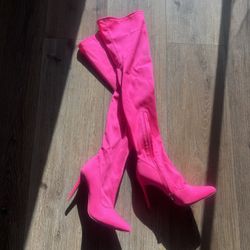 Pink Boots size 7
