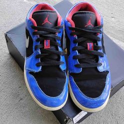 Air Jordan 1 Low Top 3 Royal Blue/Red 5.5Y (7W)