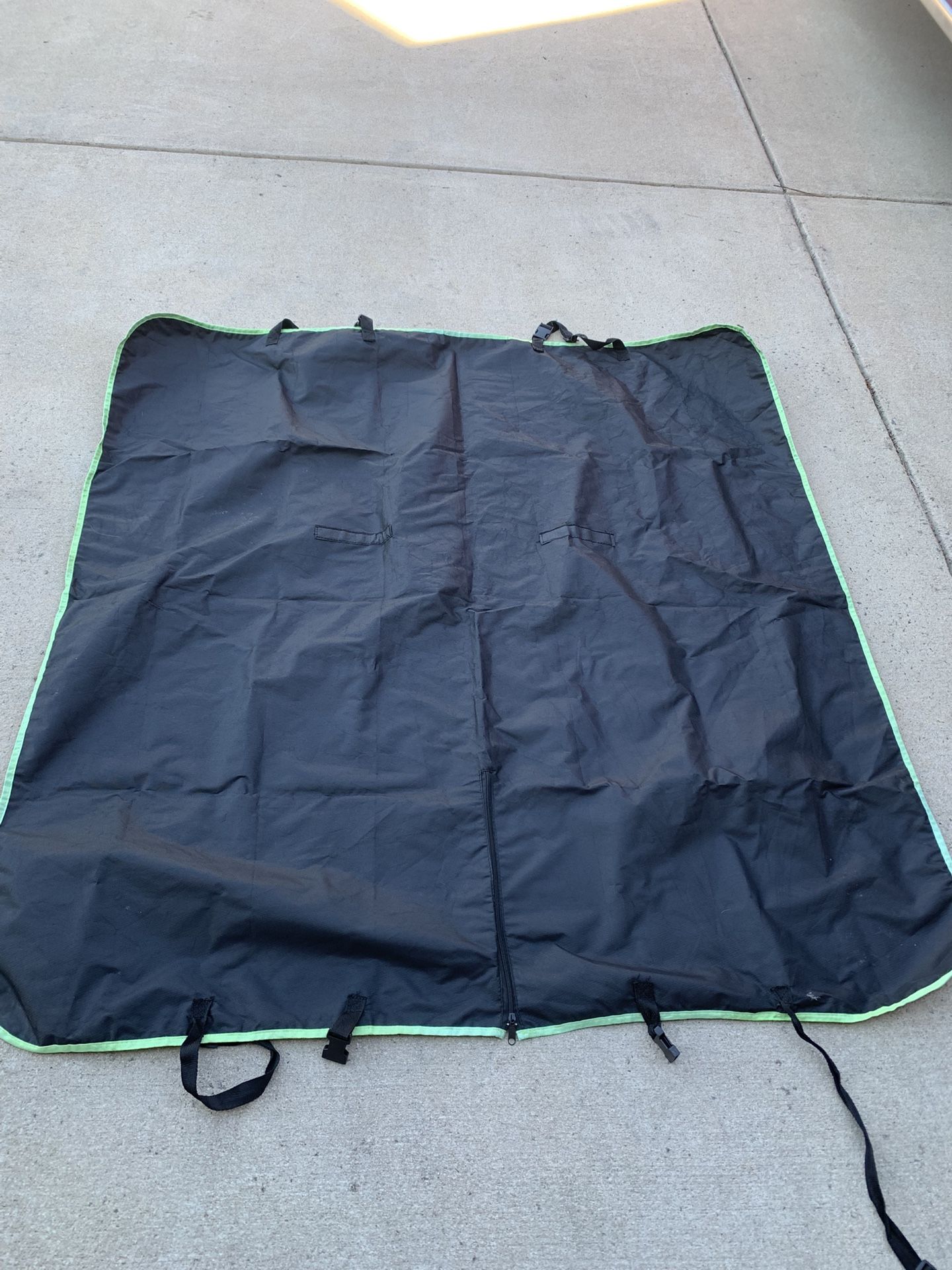 Dog Car Seat Protector/ Hammock, Keeps Dog Hair, Dirt From Seats & Messes Contained, Keeps Dogs From Jumping Up Front, Hooks To Headrests, Washable