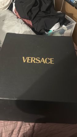Large Versace purse box with cersace dust cover
