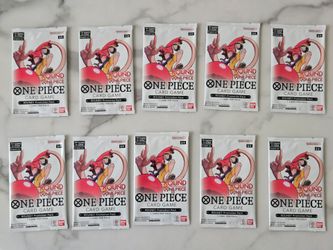 10x ONE PIECE CARD GAME ROUND 1 Promotion Packs