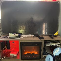 Fire Place And Tv