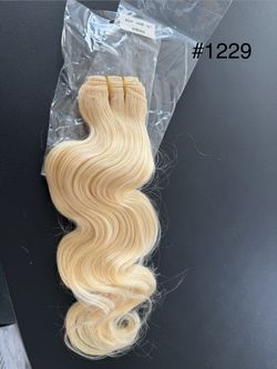 New Human Hair WeFt 16” 100 Grams 