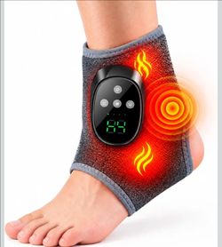 LED Foot Wrap for Feet, Portable Foot Wrap for Feet with Heat and Vibration