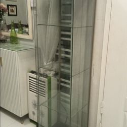 Ikea Detolf Glass Display Case Shelf Cabinet collectable