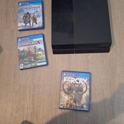 PS4 And 3 Games 