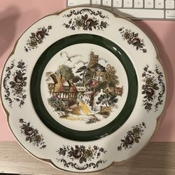 Ascot service plate by WOOD AND SONS ENGLAND DECORATIVE WALL PLATE 3