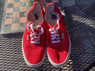 Men’s Red Vans Size 11 