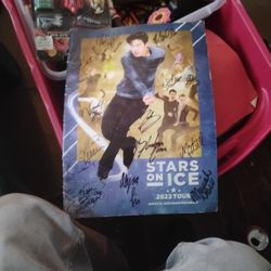2022 Tour of the Stars on Ice official souvenir program