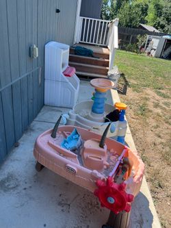 Water tables and toy storage