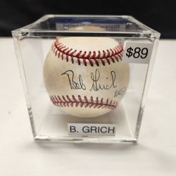 Angels Bobby Grich Signed,  Inscribed,  PSA-Certified Baseball 