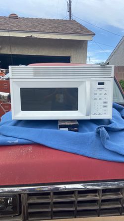 Microwave above the stove