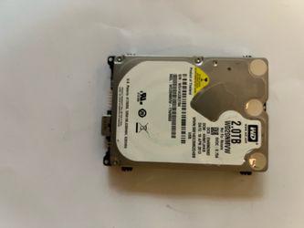 2TB USB hard drive