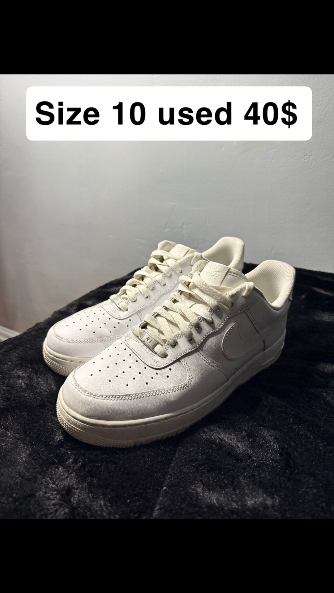 White Af1 Size 10