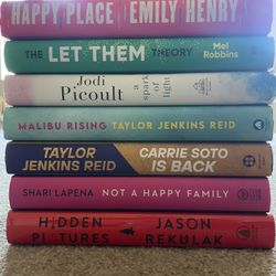 BookTok books, Hardcover - $7 Each 