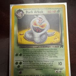 Dark Arbok Wotc Stamp 