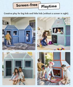 $730 retail Superspace Giant Magnetic Tiles Bundle Kids Fort STEM Build Set