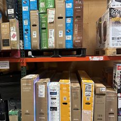 HUGE WAREHOUSE SALE! ALL TV’s BRAND NEW IN BOX 