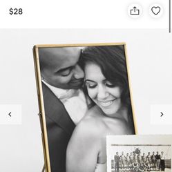 Table Numbers Gold Frame