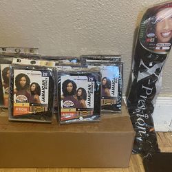 26 Inch Crochet Braids And One Pack Of Expression, Ultra Braid, And Black