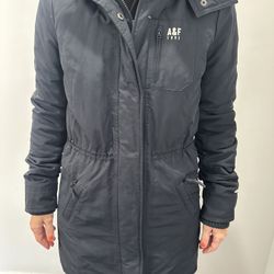 Abercrombie And Fitch City Medium Length Parka - Small