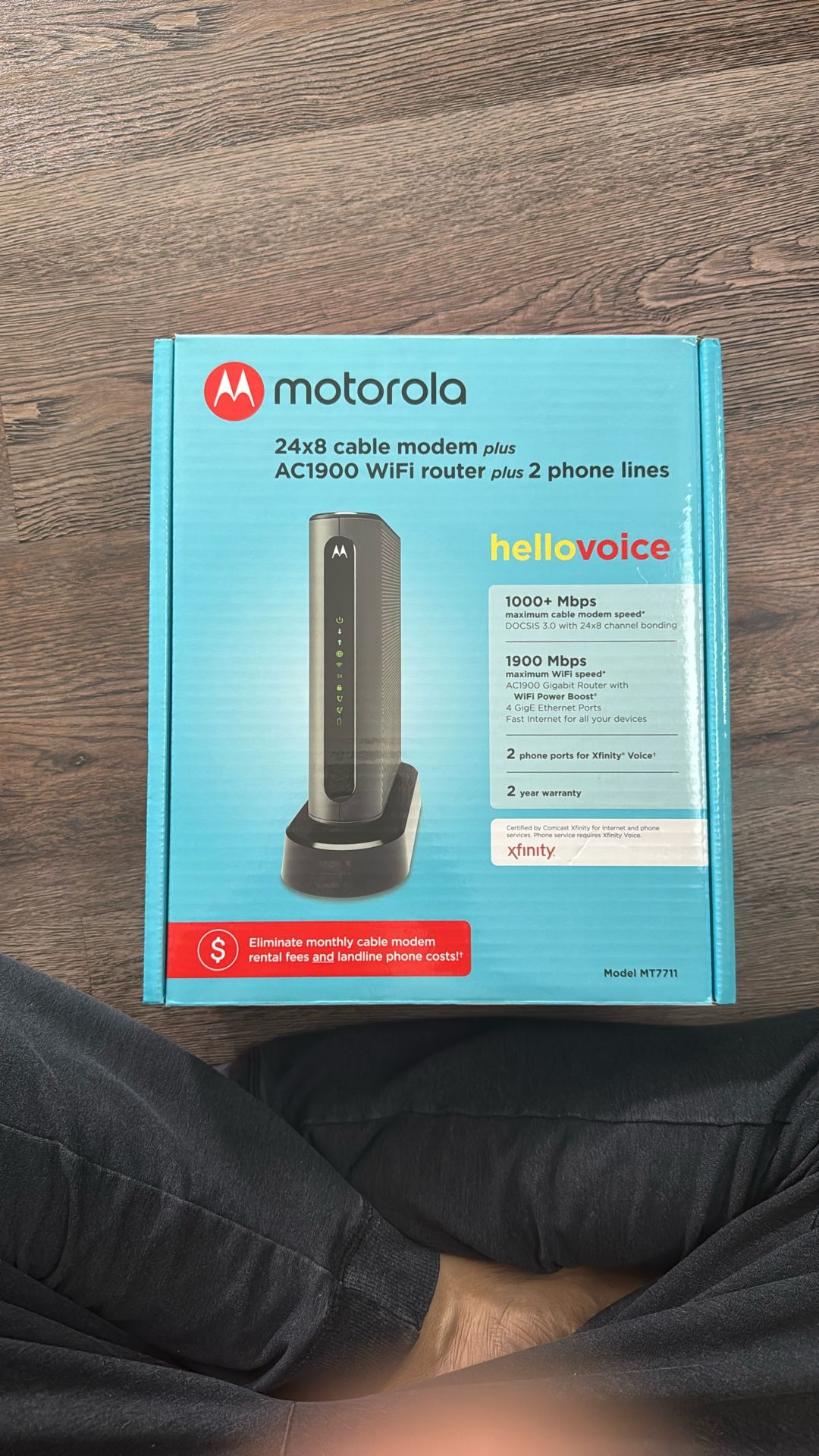 Motorola Modem WiFi Router AC1900