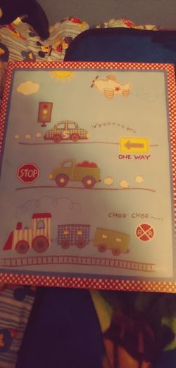 Boys room/play room wall decor