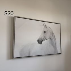 Horse Wall Art Framed